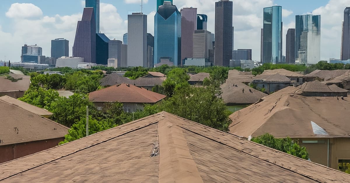 Roof inspection in Houston